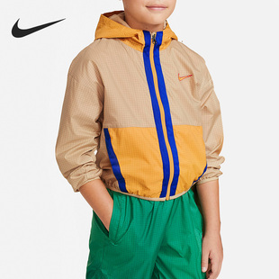 儿童运动宽松休闲连帽外套DQ8744 Nike 新款 当季 252 耐克正品