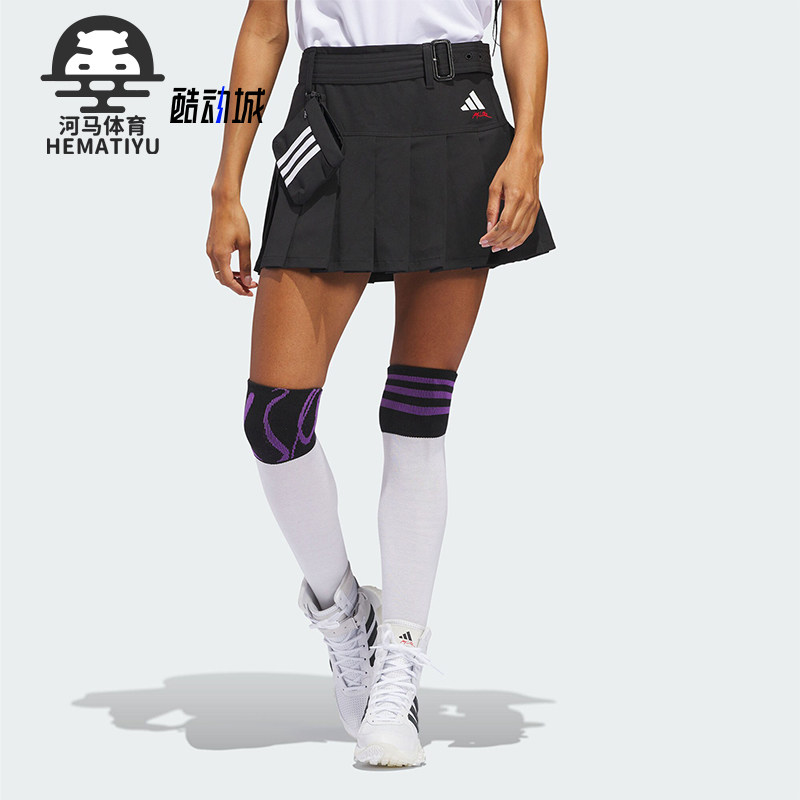 Adidas/阿迪达斯正品新款女士高尔夫二合一运动短裙IT0873