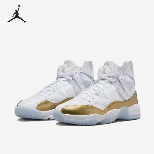 Nike耐克Jordan正品Jumpman Two Trey女款高帮篮球鞋DR9631-107