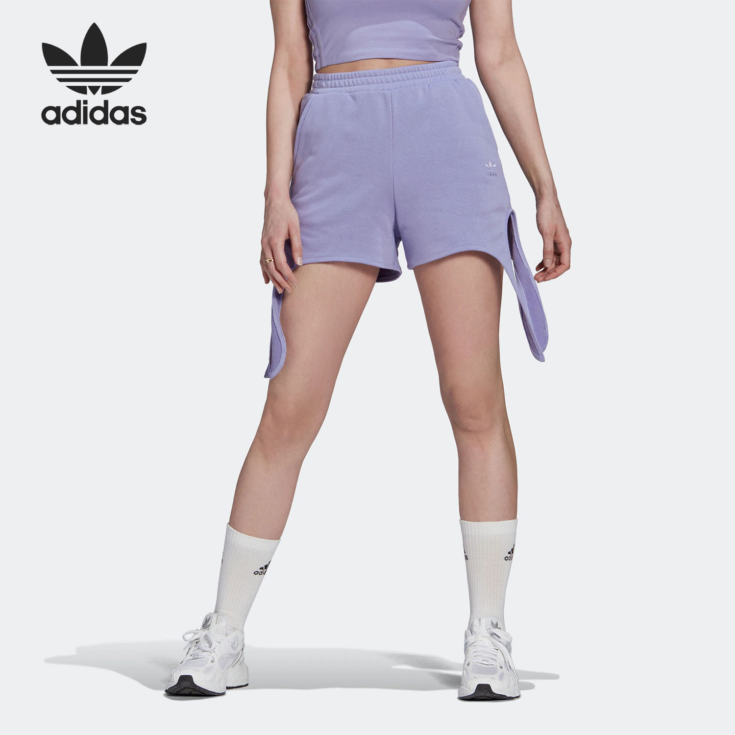 Adidas/阿迪达斯正品当季三叶草SHORTS女子运动短裤HB9502,运动服/休闲服装,运动中长裤／短裤,淘宝优惠券,粉丝福利购,淘宝优惠卷