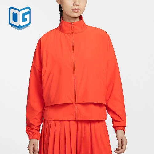 Nike/耐克正品Dri-FIT女士运动宽松网眼经典立领外套HJ0964-633
