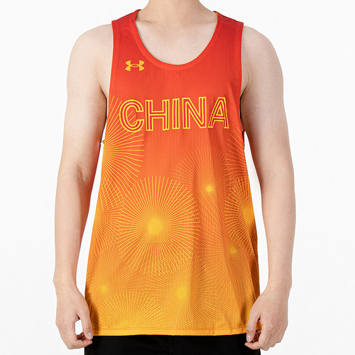 安德玛正品UA China 3x3 Replica男篮球运动休闲无袖背心 1364595