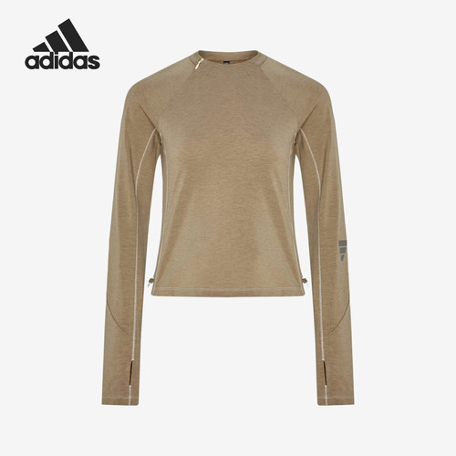 Adidas/阿迪达斯正品女士户外徒步修身运动休闲长袖T恤KY1862