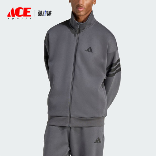 Adidas/阿迪达斯正品M FI 3S TT男士轻盈立领运动休闲夹克KD5235