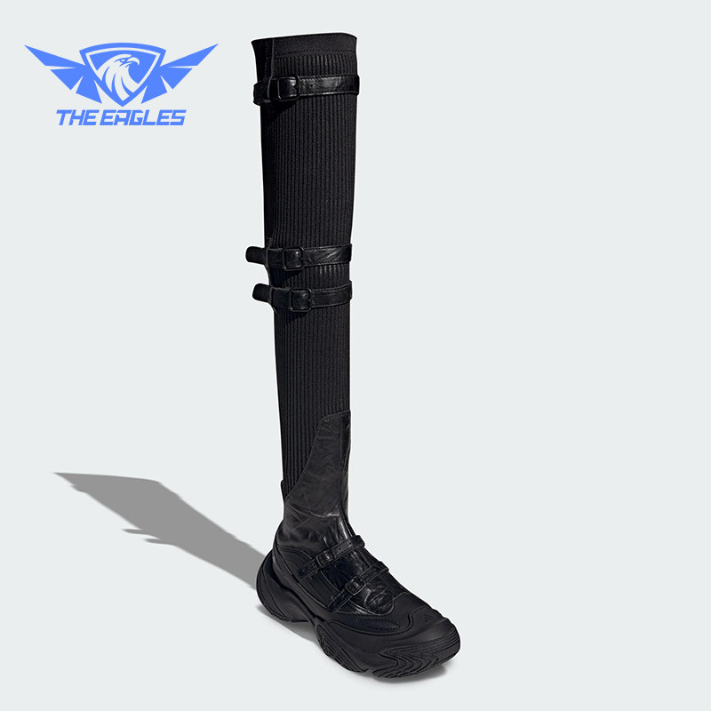 Adidas/阿迪达斯正品FOS BOOTS女士运动耐磨时尚高帮过膝靴JQ9382