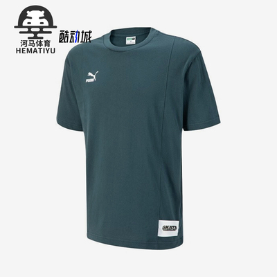 Puma/彪马正品2025男士时尚复古印花透气休闲短袖T恤620219-16