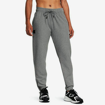 UA/安德玛正品2025新款女子宽松透气针织直筒运动长裤1379778-294