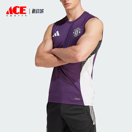 Adidas/阿迪达斯正品2025夏季款男士运动无袖训练足球背心JP3110