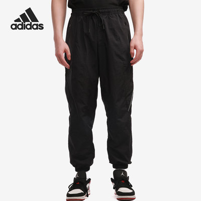 运动休闲男子束脚系带长裤