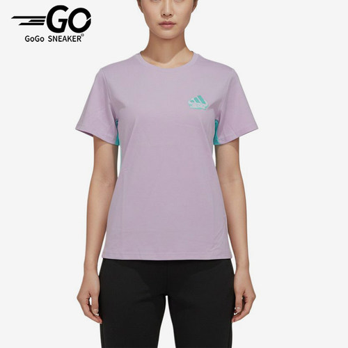Adidas/阿迪达斯正品运动套头圆领短袖T恤新款短袖T恤KH0270