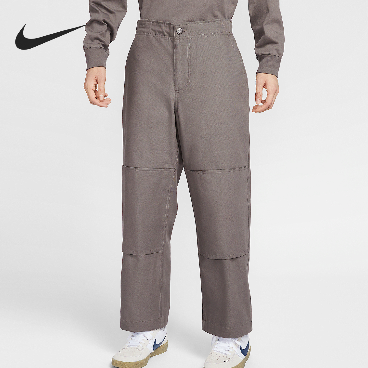 Nike/耐克官方正品秋新款男女梭织宽松直筒运动长裤FV7350-289