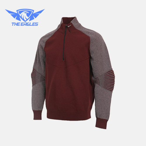 Nike/耐克正品2025冬季款男士日常立领针织拼接套头衫HV1400-619
