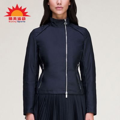 Adidas/阿迪达斯正品三叶草新款女深蓝色经典出行夹克外套KA2734