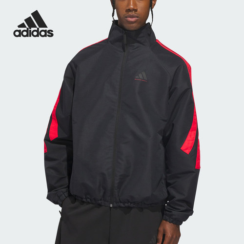 Adidas/阿迪达斯正品ADIDAS TRK JKT男女运动立领篮球夹克JZ0373