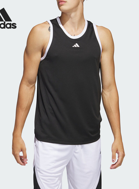 Adidas/阿迪达斯正品3G SPEED TANK男士圆领篮球背心IC2457