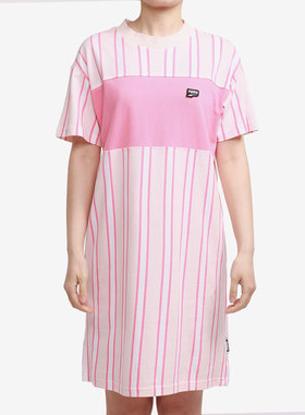 PUMA/彪马正品新款女子秋冬季短袖休闲运动连衣裙 596007-17