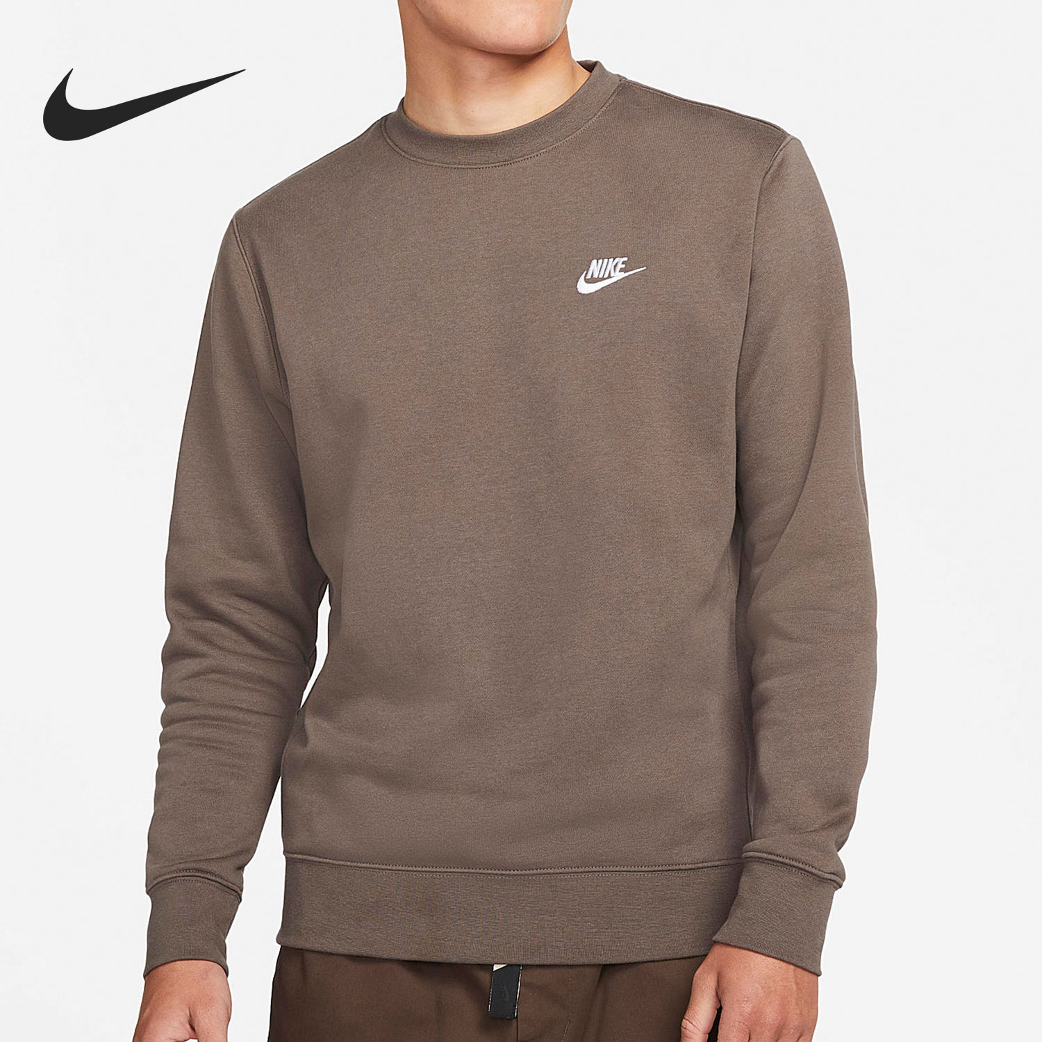 Nike/耐克官方正品男子舒适圆领针织套头运动休闲卫衣 BV2663-004