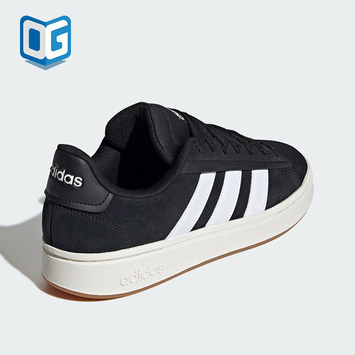 Adidas/阿迪达斯正品秋冬新款男女网球麂皮运动休闲鞋JR0543