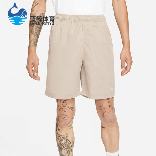 Nike/耐克正品2025男士日常松紧腰刺绣透气运动短裤DM4402-245