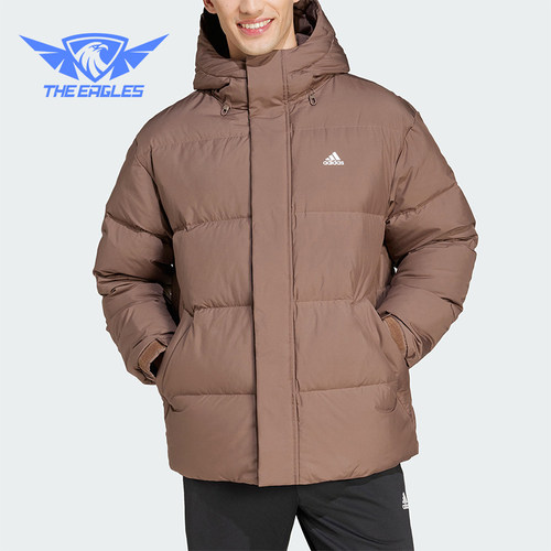 阿迪达斯男女复古保暖面包羽绒服