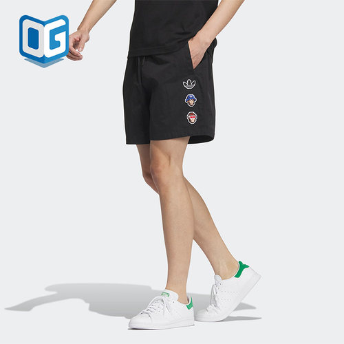 Adidas/阿迪达斯正品三叶草夏季男子简约休闲运动短裤IP1796