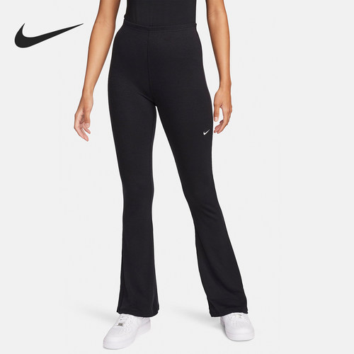 Nike/耐克正品新款女士健身瑜伽舒适喇叭紧身裤FQ2114-010