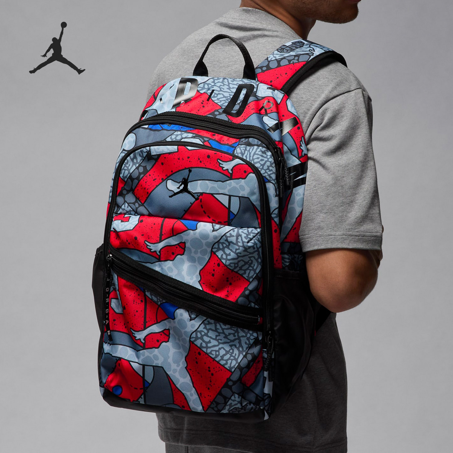 Nike/耐克正品JORDAN男女大容量运动休闲双肩背包HJ3266-900,运动包/户外包/配件,双肩背包,淘宝优惠券,粉丝福利购,淘宝优惠卷