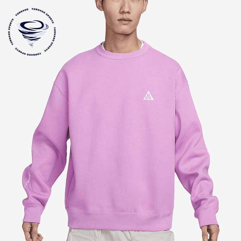 Nike/耐克正品新款男女款圆领针织宽松卫衣套头衫DX9612-532