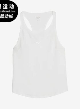 Puma/彪马正品夏季女子新款时尚运动无袖圆领休闲T恤524543-02