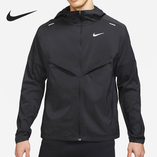 Nike/耐克正品男子拒水反光防晒跑步运动连帽夹克外套 CZ9071