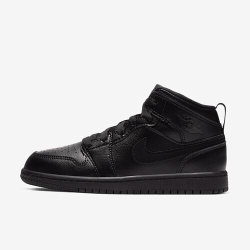 Nike耐克正品Air Jordan 1 Mid儿童中帮防滑缓震篮球鞋640734-090