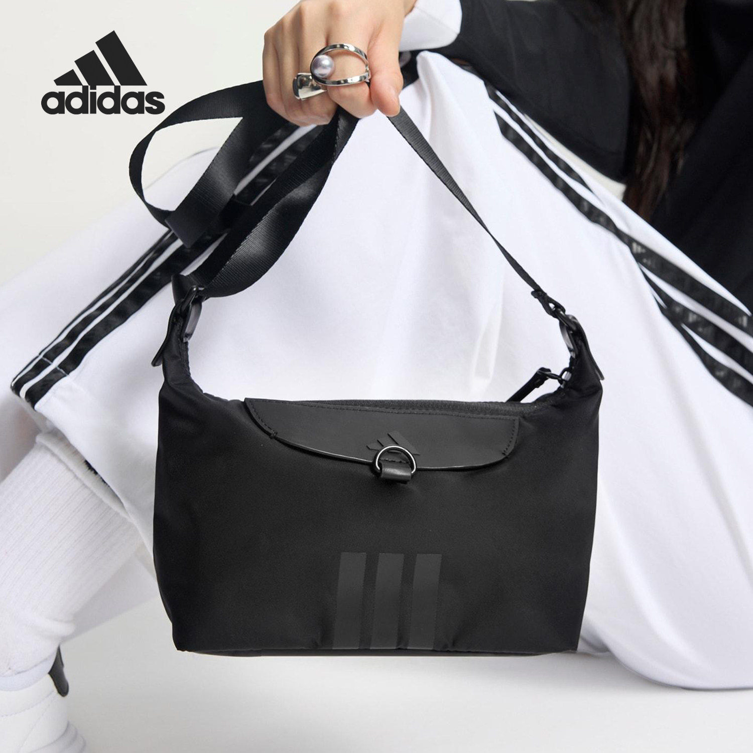 Adidas/阿迪达斯正品2025新款女士休闲运动手提斜挎包KT0848,运动包/户外包/配件,挎包/拎包/休闲包,淘宝优惠券,粉丝福利购,淘宝优惠卷