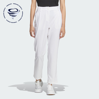 Adidas/阿迪达斯正品2026女士运动运动高尔夫梭织简约长裤KA4314