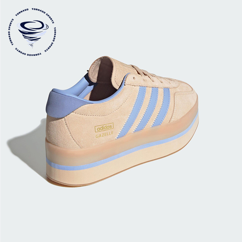 Adidas/阿迪达斯正品三叶草女士运动休闲厚底耐磨时尚板鞋JS3927