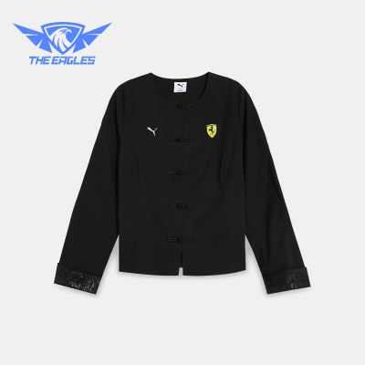 Puma/彪马正品FERRARI女士运动时尚新中式盘扣唐装外套634326-01