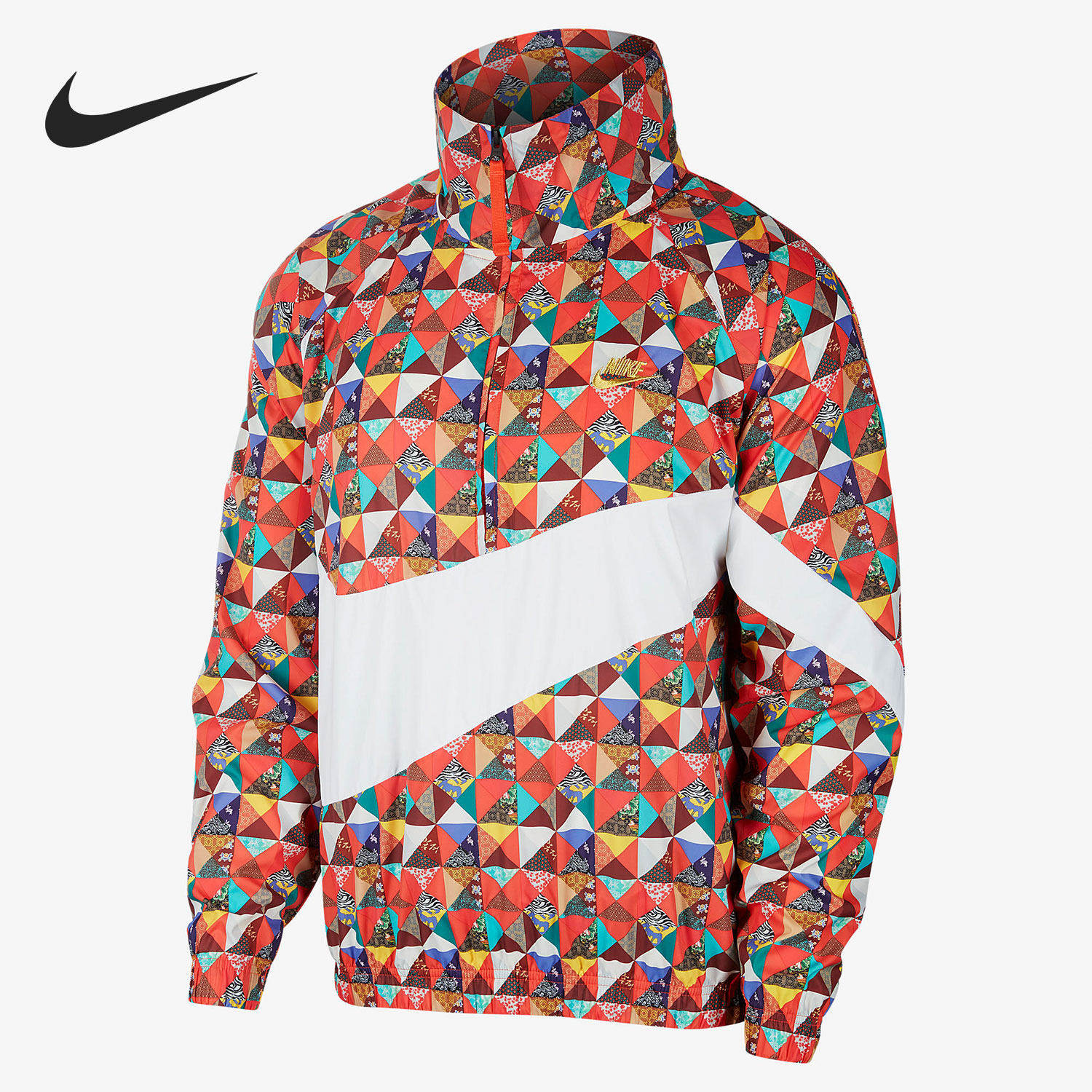 Nike/耐克正品大钩 LOGO印花梭织轻盈男子夹克外套CI7690-100