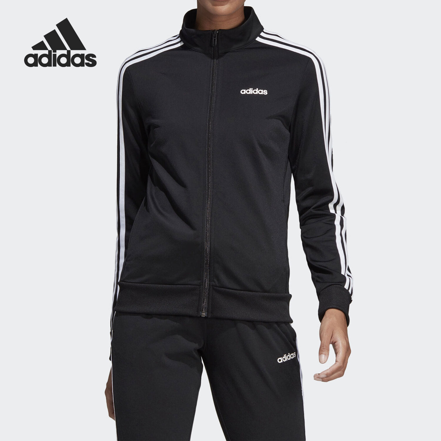 Adidas/阿迪达斯正品新款女子三条杠运动休闲舒适夹克外套DP2406,运动服/休闲服装,运动茄克/外套,淘宝优惠券,粉丝福利购,淘宝优惠卷