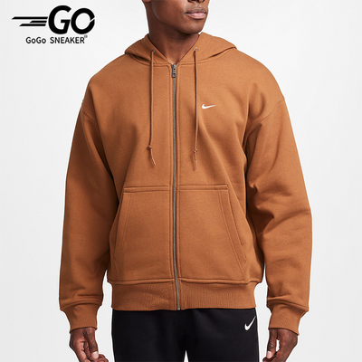 耐克男士复古运动连帽口袋外套