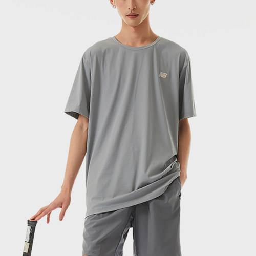 Converse/匡威正品夏季新款男子运动训练圆领短袖T恤NEE25031-GR