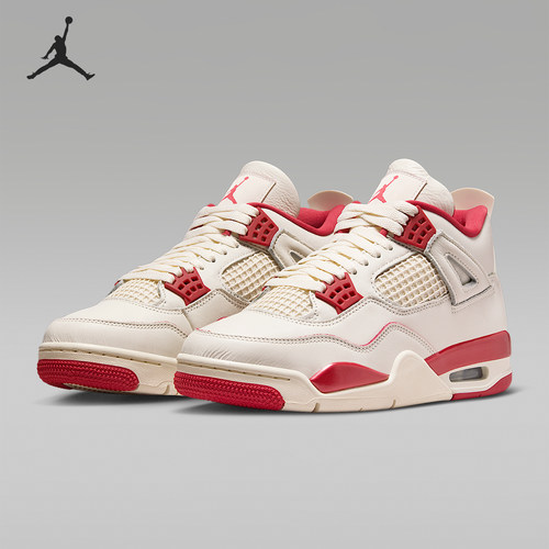Nike/耐克正品Air Jordan 4女士运动时尚耐磨系带板鞋HV0823-108