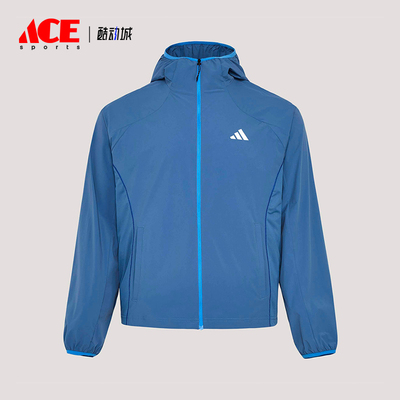 Adidas/阿迪达斯正品LOOSE HOOD JACKET男士梭织凉感夹克KZ0015