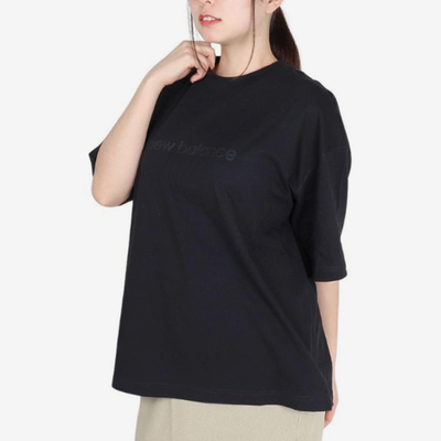 New Balance/NB正品新款女士透气圆领轻盈训练短袖T恤WT41555-BK