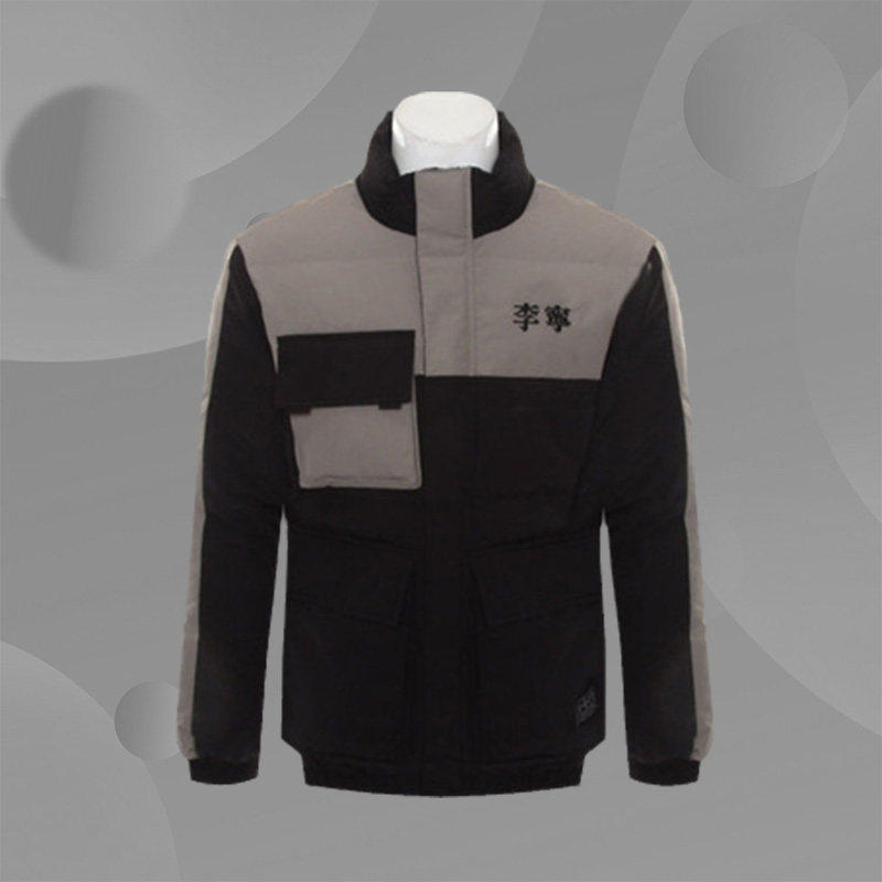 李宁正品冬季新款男子外套运动时尚系列休闲保暖短羽绒服AYMR331