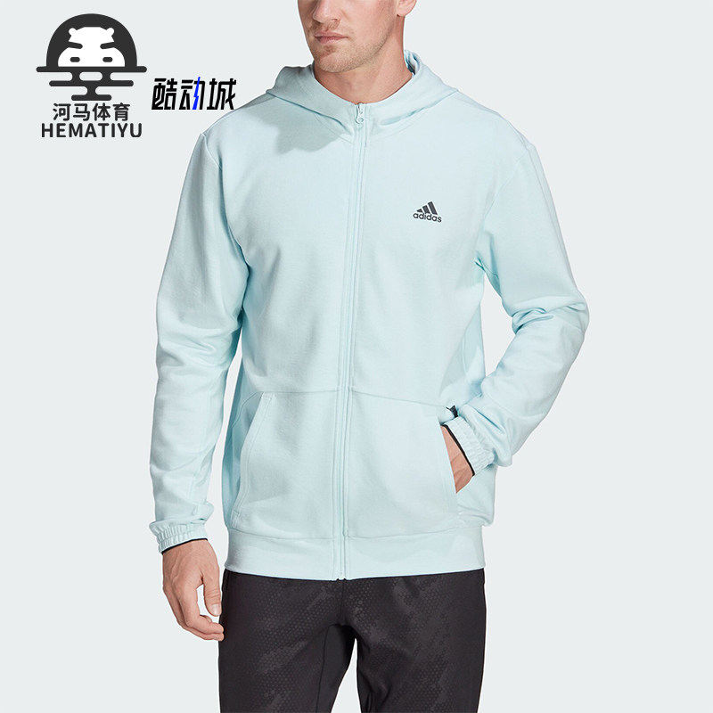 阿迪达斯男士连帽外套