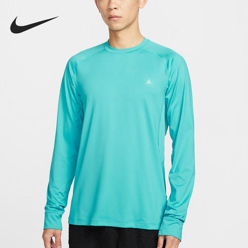Nike/耐克正品Dri-FIT 男士圆领简约复古经典长袖T恤IO0233-345