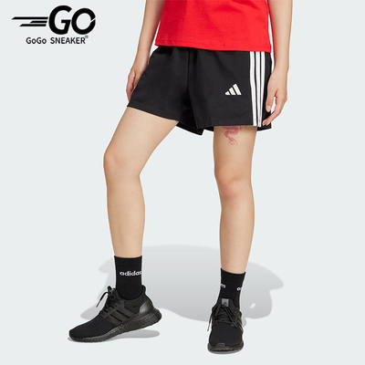 Adidas/阿迪达斯正品W 3S SJ SHO女士高腰经典运动经典短裤JD0908