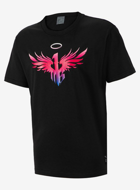 Puma/彪马正品男子运动休闲印花圆领短袖T恤 宽松舒适621971-01