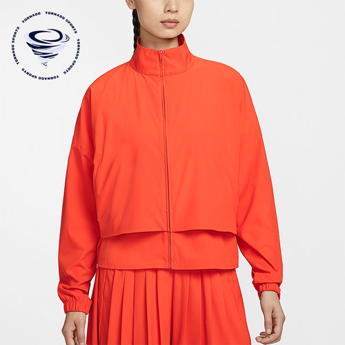 Nike/耐克正品Dri-FIT女士运动宽松网眼经典立领外套HJ0964-633