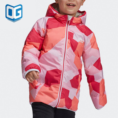 儿童休闲运动羽绒服阿迪达斯正品