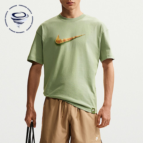 Nike/耐克正品2026夏季男士宽松针织经典休闲运动T恤FZ7955-370